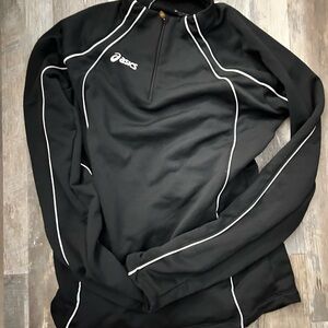 Asics Black Long Sleeve Top